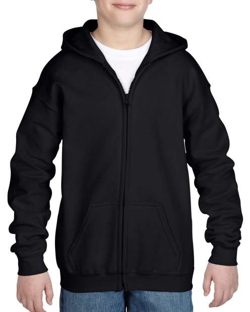 HEAVY BLEND™ YOUTH FULL ZIP HOODED SWEATSHIRT