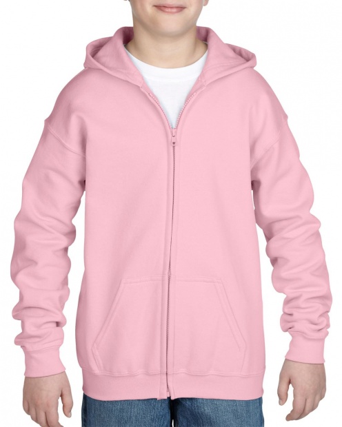 HEAVY BLEND™ YOUTH FULL ZIP HOODED SWEATSHIRT