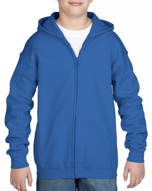 HEAVY BLEND™ YOUTH FULL ZIP HOODED SWEATSHIRT