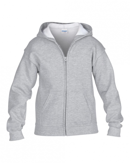 HEAVY BLEND™ YOUTH FULL ZIP HOODED SWEATSHIRT