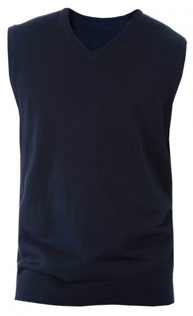 MEN'S SLEEVELESS V-NECK JUMPER