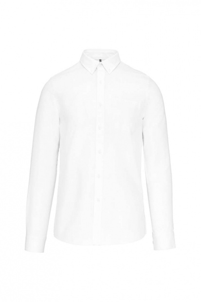 LONG-SLEEVED WASHED OXFORD COTTON SHIRT