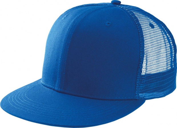 TRUCKER FLAT PEAK CAP - 6 PANELS