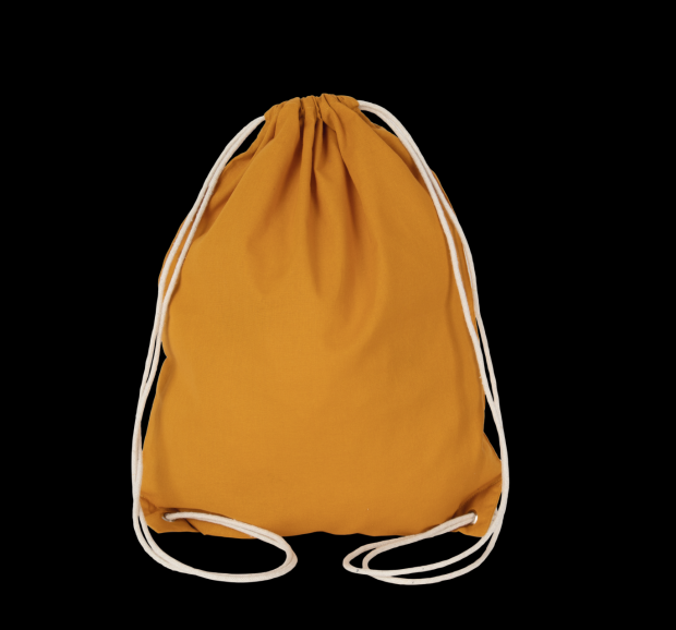 COTTON DRAWSTRING BACKPACK