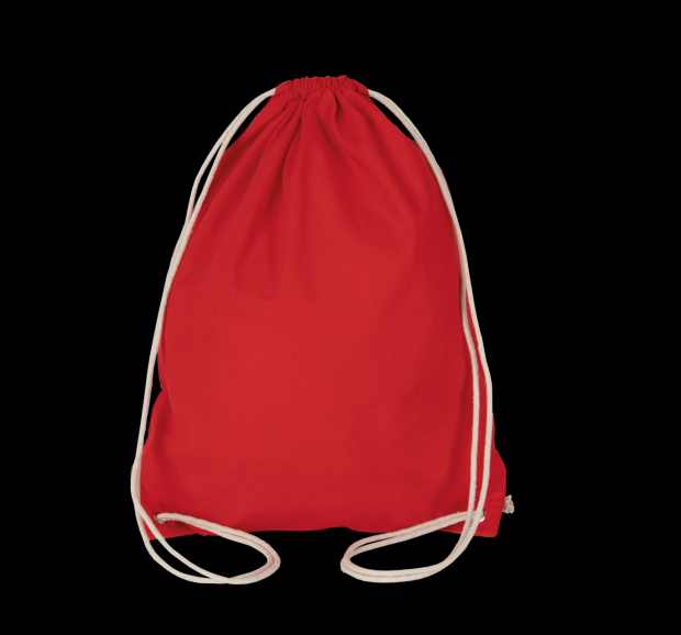 COTTON DRAWSTRING BACKPACK