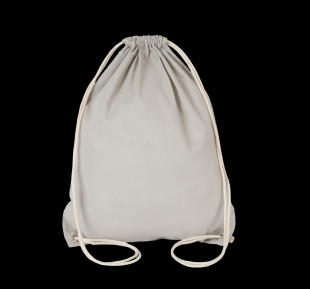 COTTON DRAWSTRING BACKPACK