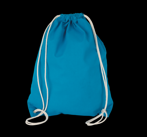 COTTON DRAWSTRING BACKPACK