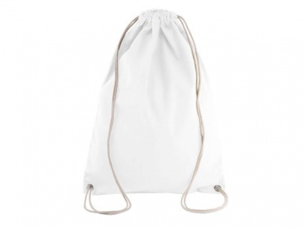 COTTON DRAWSTRING BACKPACK