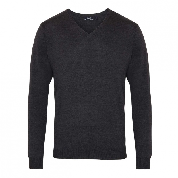 MEN'S KNITTED V-NECK SWEATER