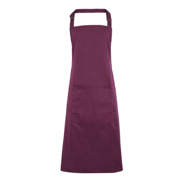 ‘COLOURS’ BIB APRON WITH POCKET