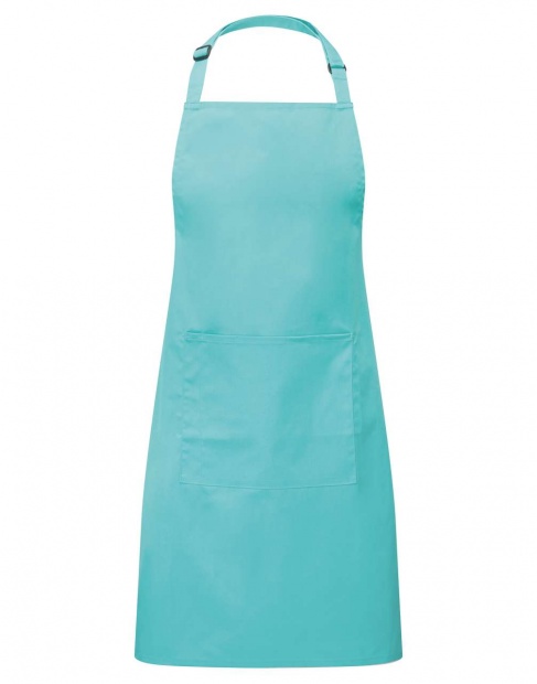 ‘COLOURS’ BIB APRON WITH POCKET