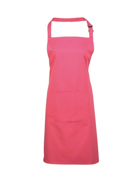 ‘COLOURS’ BIB APRON WITH POCKET