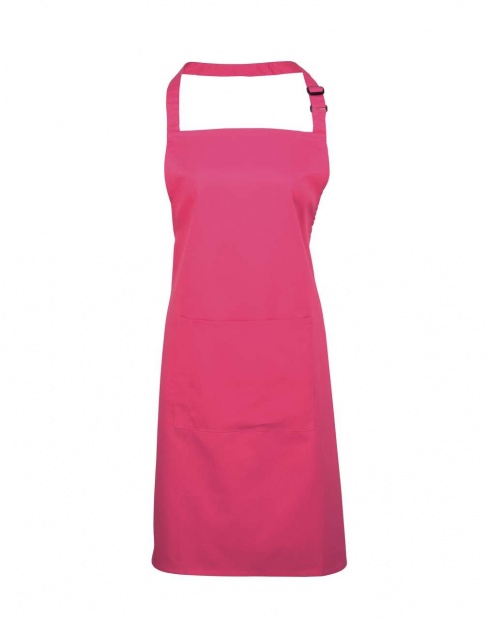 ‘COLOURS’ BIB APRON WITH POCKET