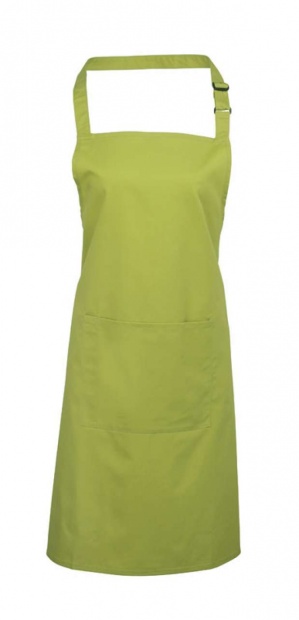 ‘COLOURS’ BIB APRON WITH POCKET