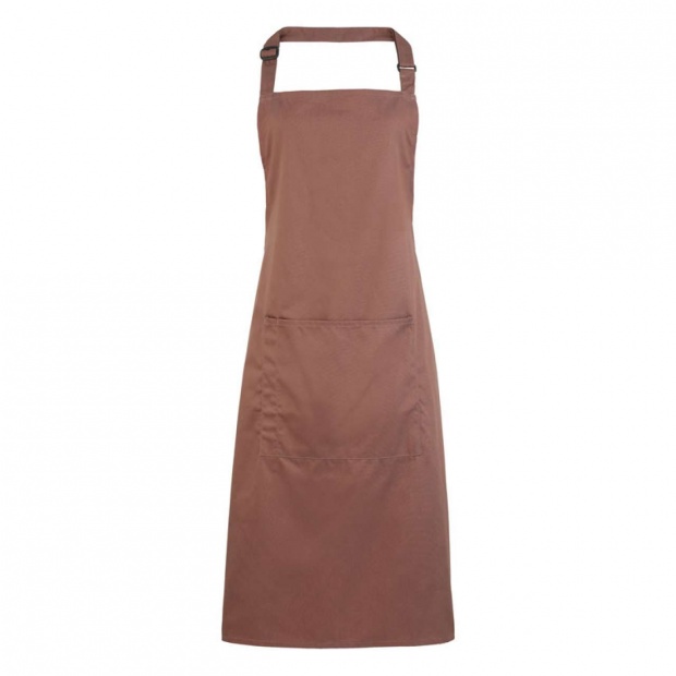 ‘COLOURS’ BIB APRON WITH POCKET