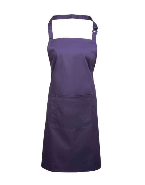 ‘COLOURS’ BIB APRON WITH POCKET