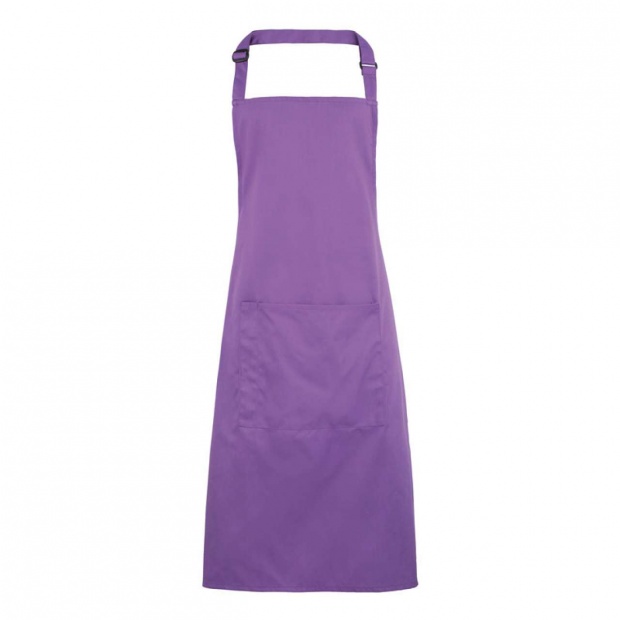 ‘COLOURS’ BIB APRON WITH POCKET