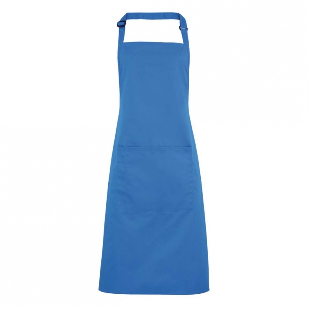 ‘COLOURS’ BIB APRON WITH POCKET