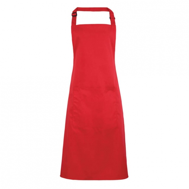 ‘COLOURS’ BIB APRON WITH POCKET