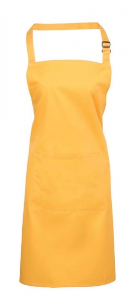 ‘COLOURS’ BIB APRON WITH POCKET