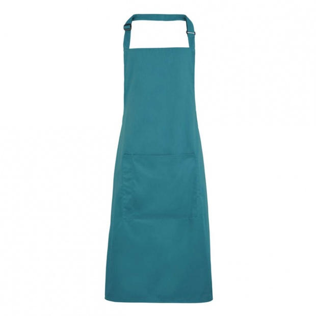 ‘COLOURS’ BIB APRON WITH POCKET