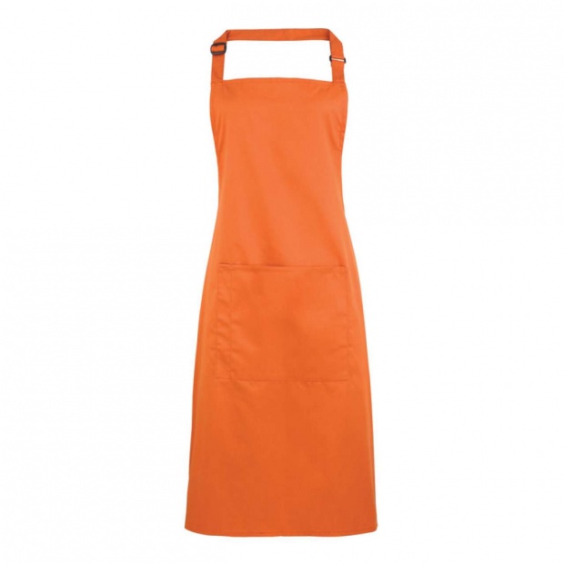 ‘COLOURS’ BIB APRON WITH POCKET