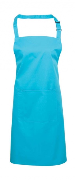 ‘COLOURS’ BIB APRON WITH POCKET