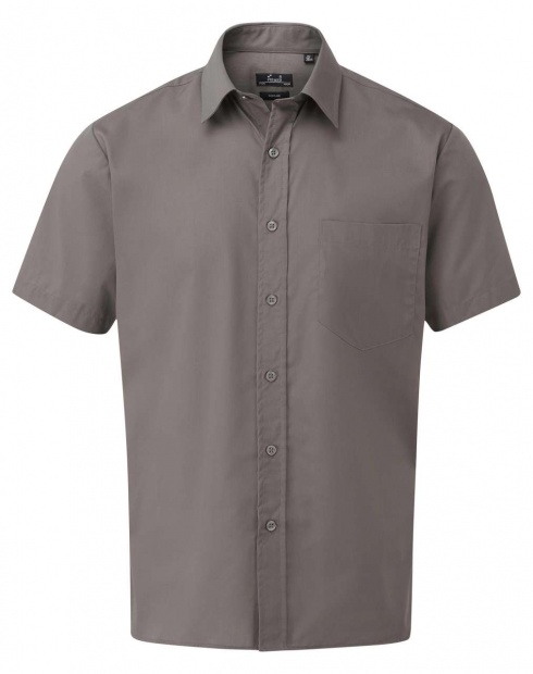 MEN'S SHORT SLEEVE POPLIN SHIRT