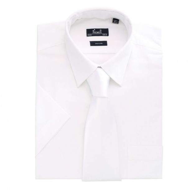 MEN'S SHORT SLEEVE POPLIN SHIRT