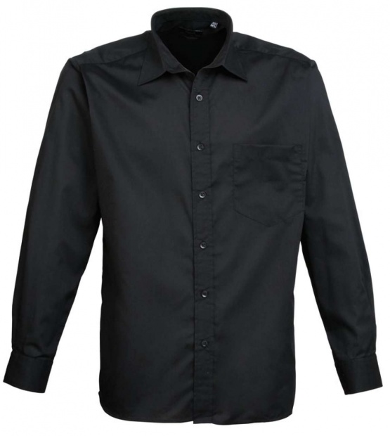 MEN'S LONG SLEEVE POPLIN SHIRT