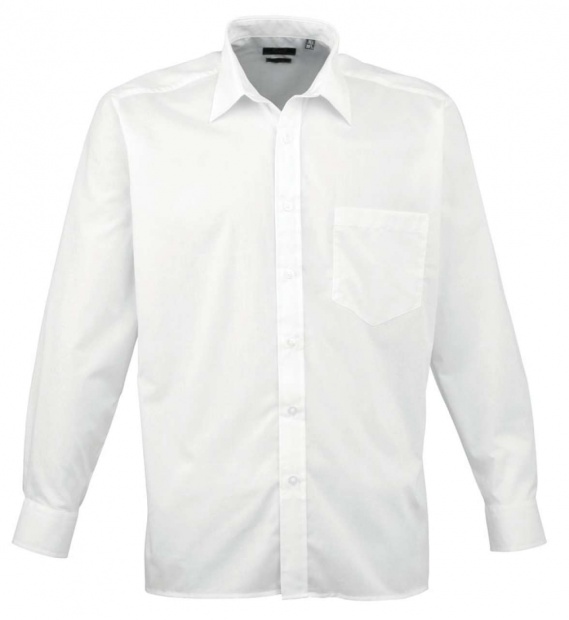 MEN'S LONG SLEEVE POPLIN SHIRT