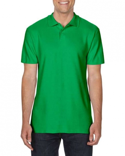 SOFTSTYLE® ADULT DOUBLE PIQUÉ POLO