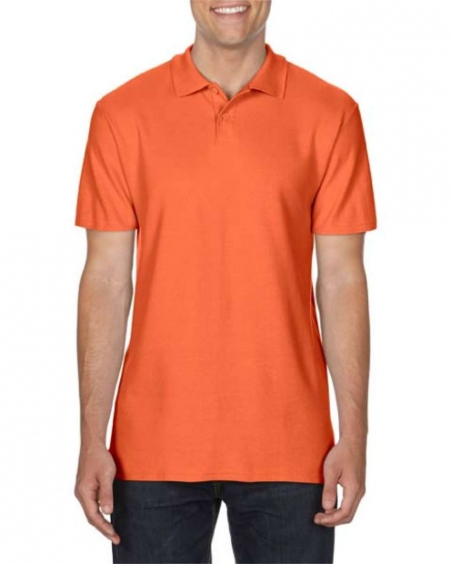 SOFTSTYLE® ADULT DOUBLE PIQUÉ POLO