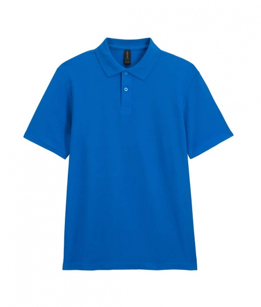 SOFTSTYLE® ADULT DOUBLE PIQUÉ POLO