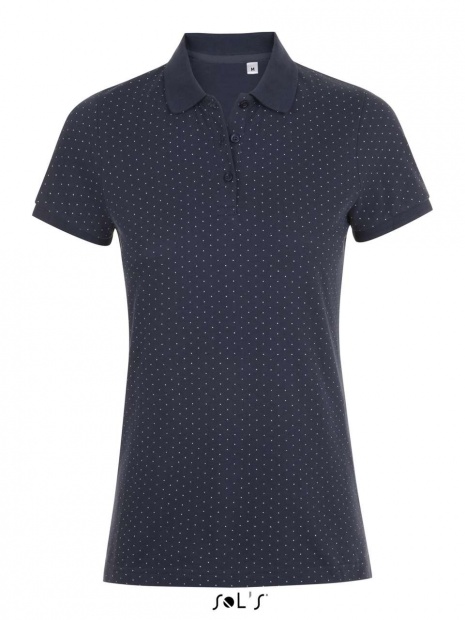 SOL'S BRANDY WOMEN - POLKA-DOT POLO SHIRT