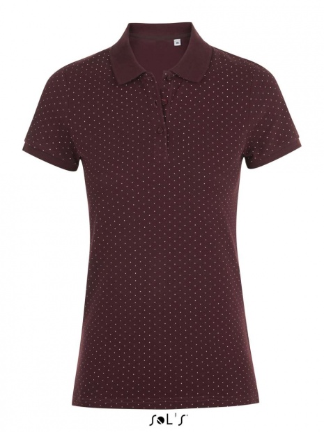 SOL'S BRANDY WOMEN - POLKA-DOT POLO SHIRT