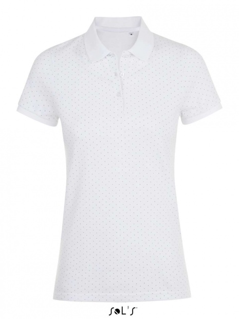 SOL'S BRANDY WOMEN - POLKA-DOT POLO SHIRT