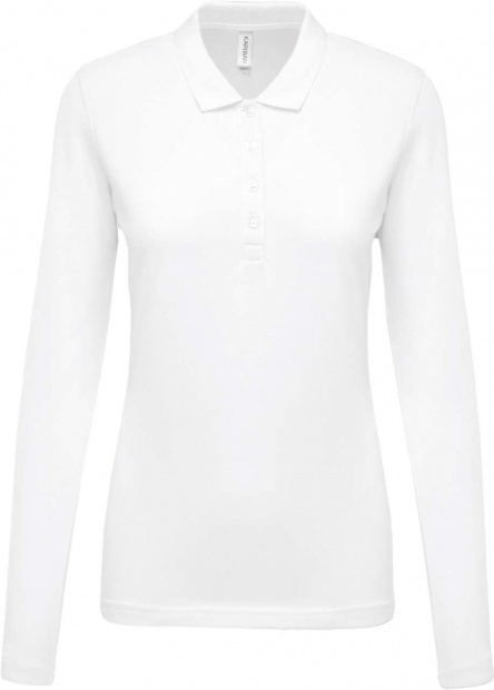 LADIES’ LONG-SLEEVED PIQUÉ POLO SHIRT