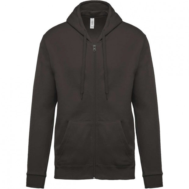 FULL ZIP HOODED SWEATSHIRT