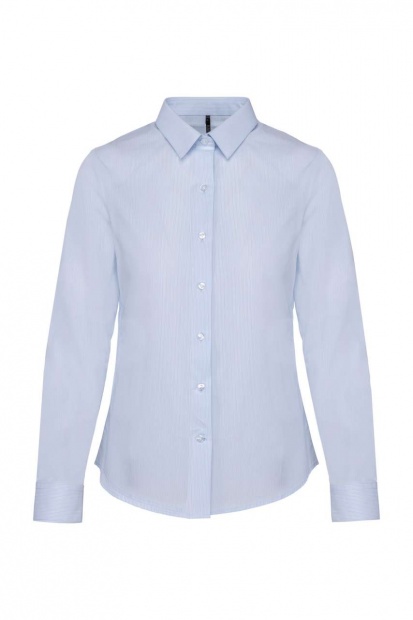 LADIES’ LONG-SLEEVED COTTON POPLIN SHIRT