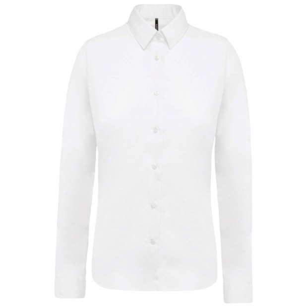 LADIES’ LONG-SLEEVED COTTON POPLIN SHIRT