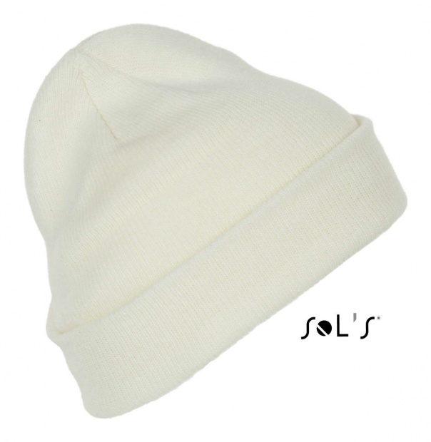 SOL'S PITTSBURGH - SOLID-COLOUR BEANIE WITH CUFFED DESIGN