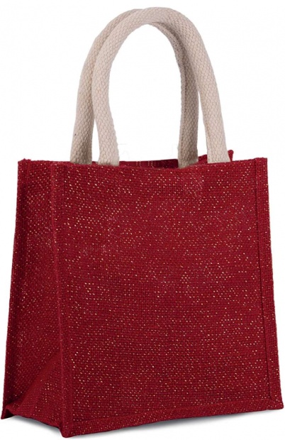 JUTE CANVAS TOTE - SMALL