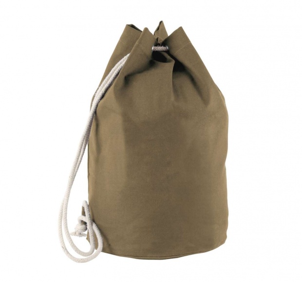 COTTON SAILOR-STYLE BAG WITH DRAWSTRING