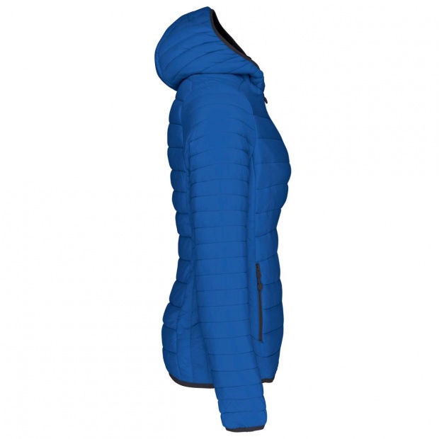 LADIES' LIGHTWEIGHT HOODED PADDED JACKET