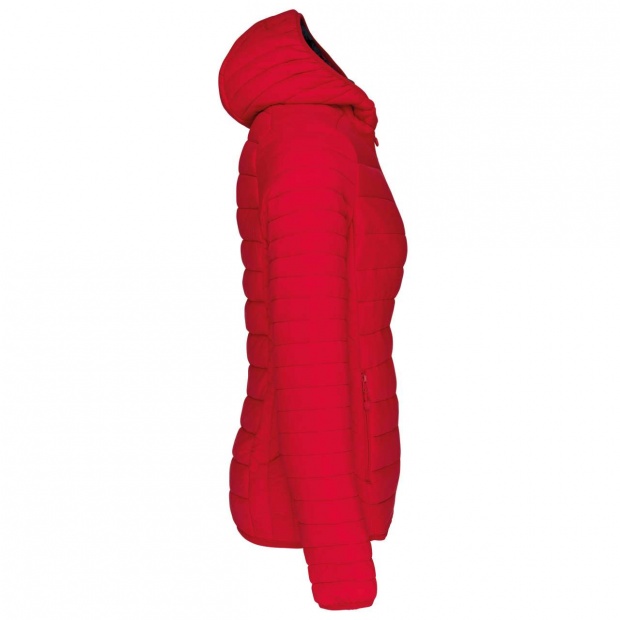 LADIES' LIGHTWEIGHT HOODED PADDED JACKET