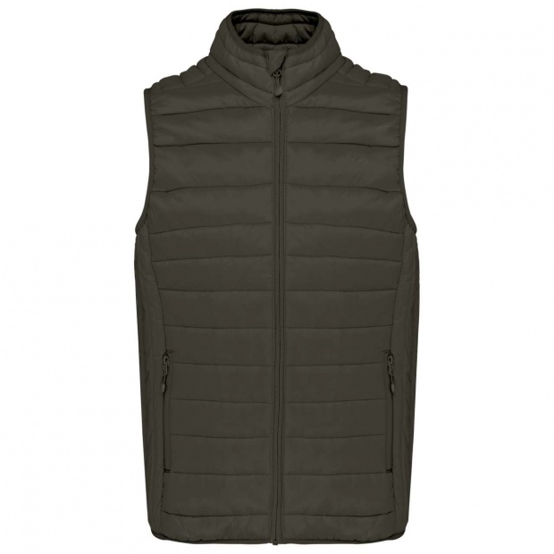 MEN’S LIGHTWEIGHT SLEEVELESS FAKE DOWN JACKET