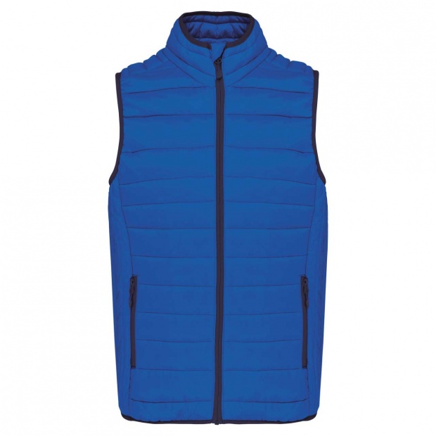 MEN’S LIGHTWEIGHT SLEEVELESS FAKE DOWN JACKET