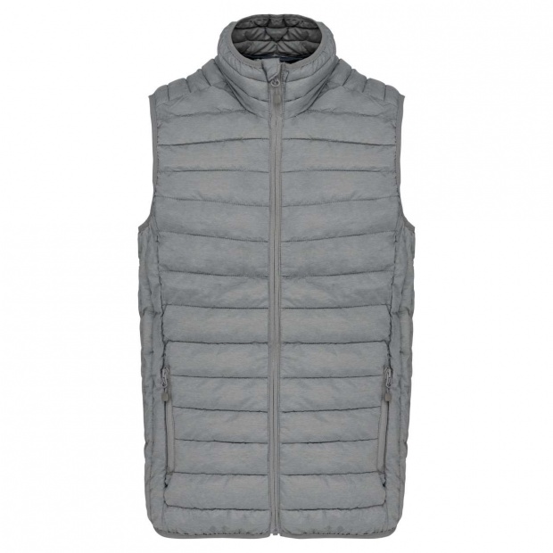 MEN’S LIGHTWEIGHT SLEEVELESS FAKE DOWN JACKET