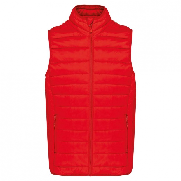 MEN’S LIGHTWEIGHT SLEEVELESS FAKE DOWN JACKET